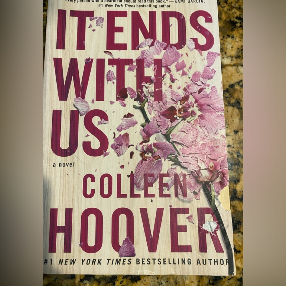 Colleen Hoover Book with Red and Black Cover